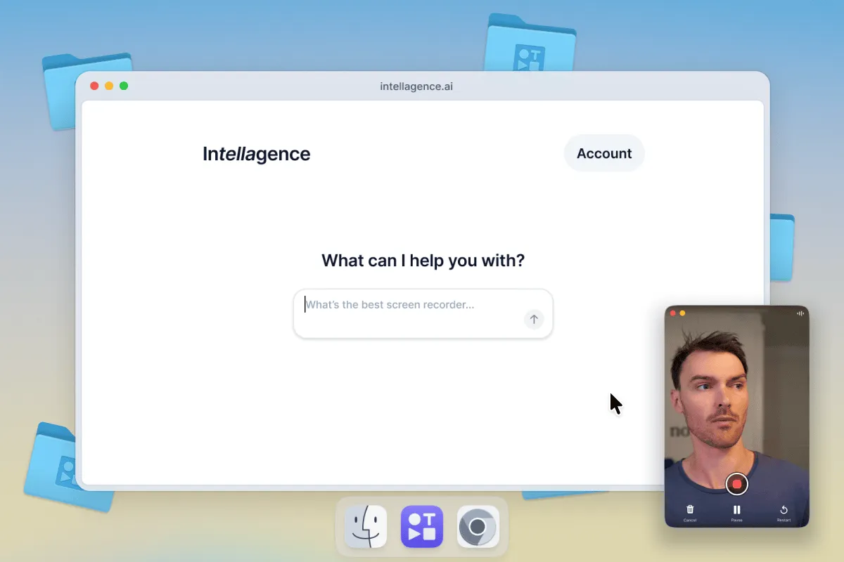 Invisible recorder — recording