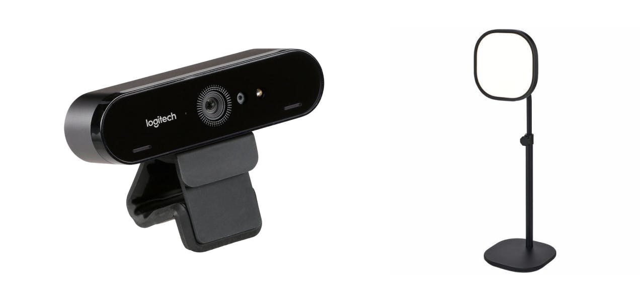 Use the Logitech Brio and Elgato Key Air to record online course videos