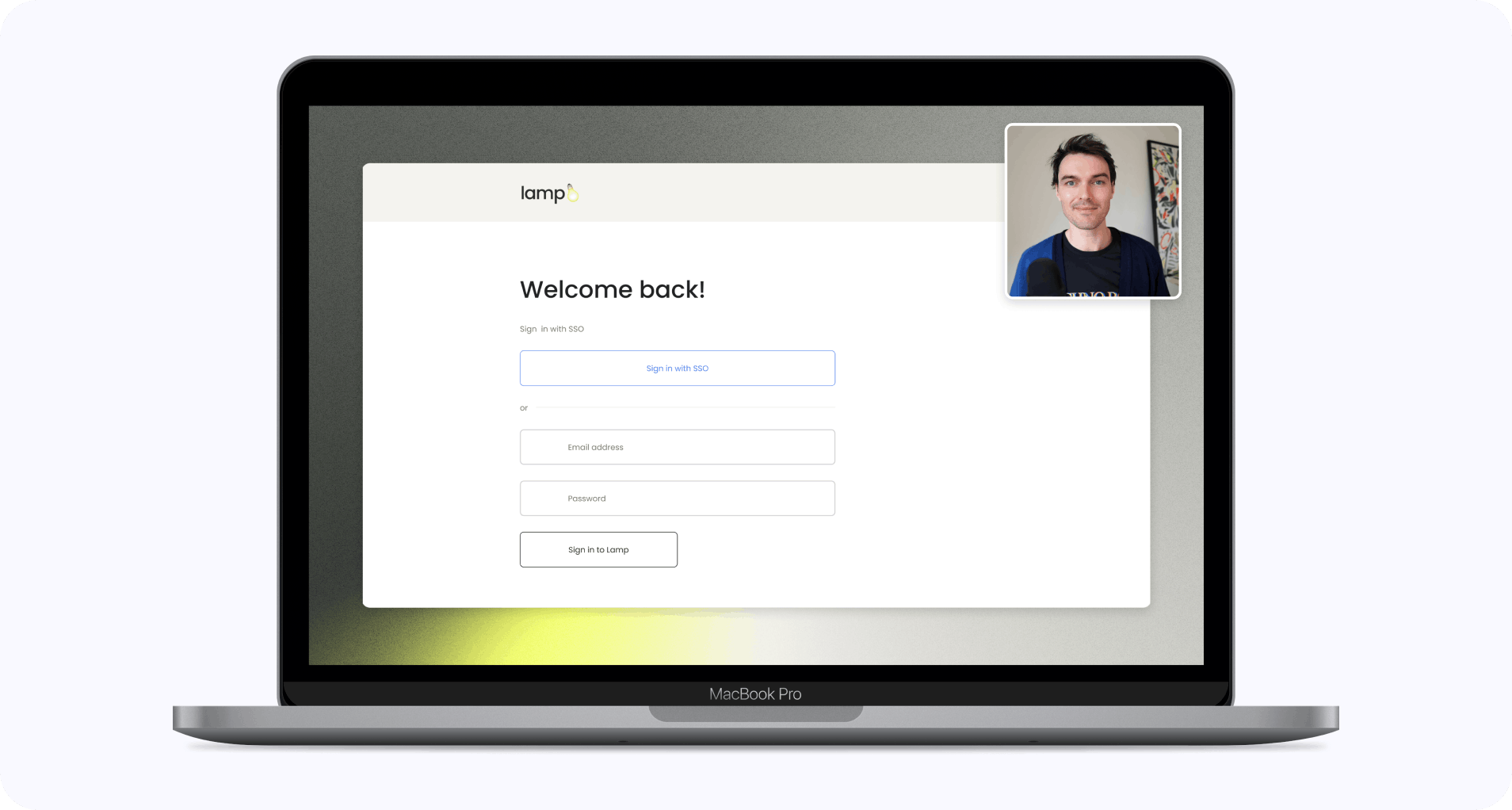Record customer onboarding videos from your laptop.