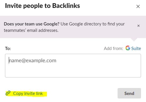 Allow other people to invite new members to help grow a Slack community