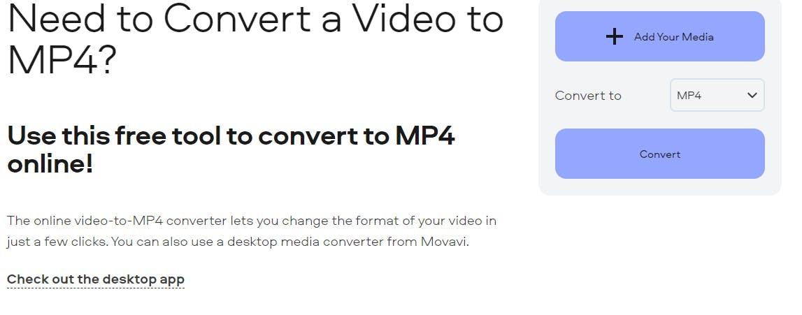 Video to MP4 converter